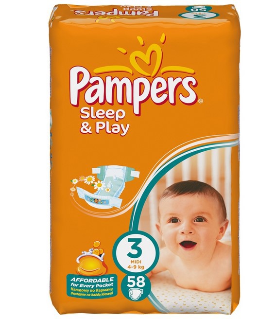 Pampers Sleep+Play VP Midi 58ks | Zdravotnické potřeby - Dětské plenky, vlh.ubrousky a jiné Pampers Sleep+Play VP Midi 58ks | Zdravotnické potřeby - Dětské plenky, vlh.ubrousky a jiné